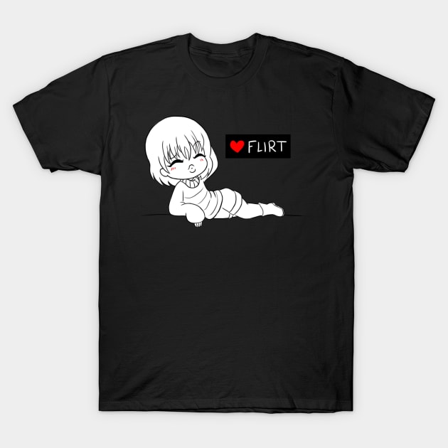 Flirting Frisk T-Shirt by watermelonium